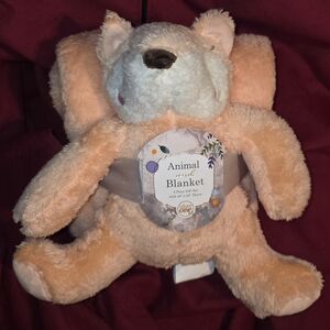 Fox Stuffed Animal And Blanket Gift Set